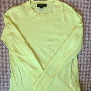 Neon yellow Banana Republic sweater